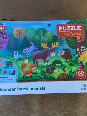 Puzzle 60 pieces forest animals new