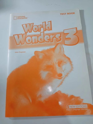 World Wonders 3 Test Book student's like new, English
