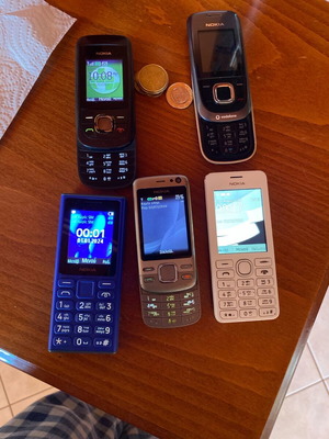 Nokia διάφορα μοντέλα σαν καινούργια, Cosmote, Vodafon, dual sim, slide