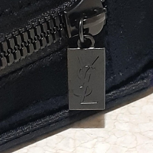 Yves Saint Laurent toiletry bag with multiple compartments and mirror, brand new
