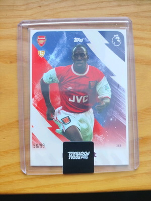 Topps Total Football Ian Wright Arsenal/99 card like new