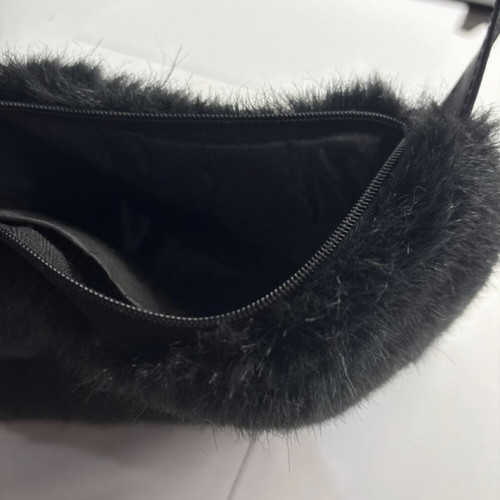 Black handheld bag in good condition