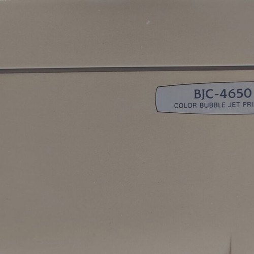 Canon BJC-4650 A3 printer used with possible print head issue