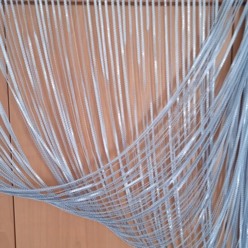 Figure curtain silver, new, 89 cm width and 2.5 m length