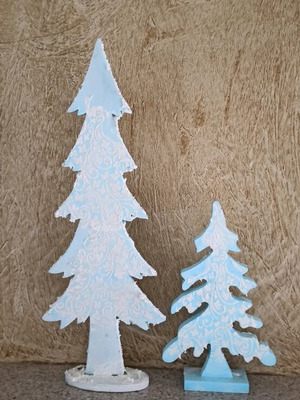 Christmas wooden decorative trees new