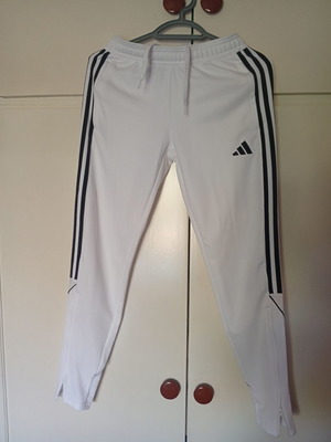 Adidas λευκό παντελόνι φόρμας XS