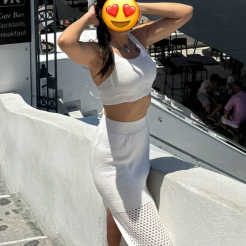 Summer top skirt set