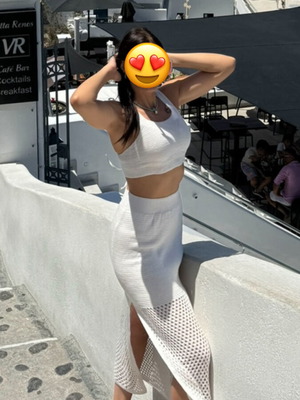 Summer top skirt set