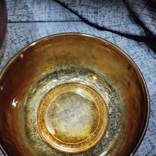 Cup with three bowls used, honey set