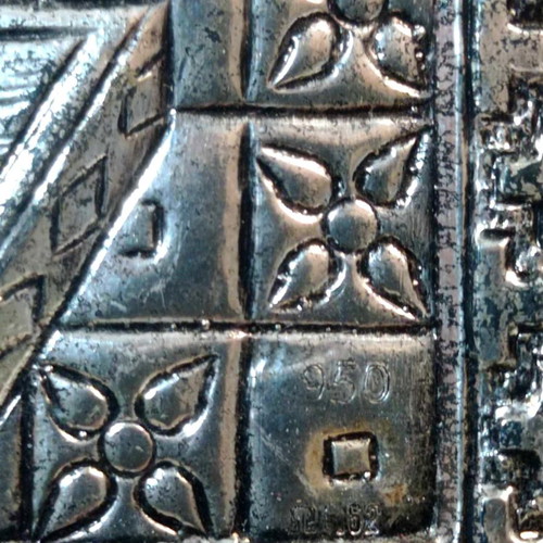 Panagia of Nafpaktos Silver Icon 950 Like New
