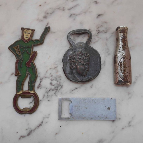 Bottle openers used, pack of 4 for beer and soft drinks