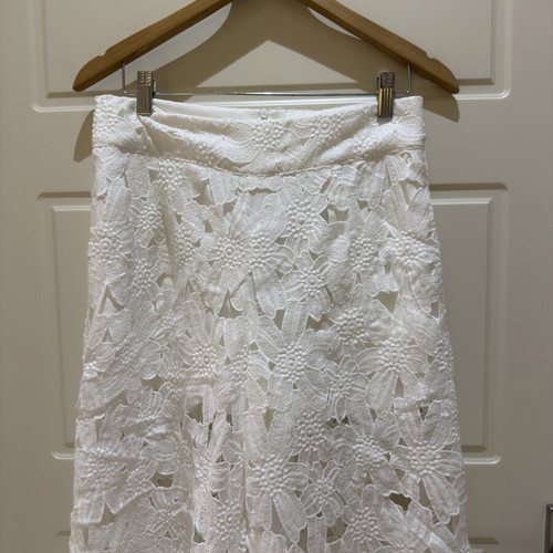 Shein white two-piece set with lining