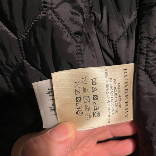 Burberry Brit trench coat women's black L like new
