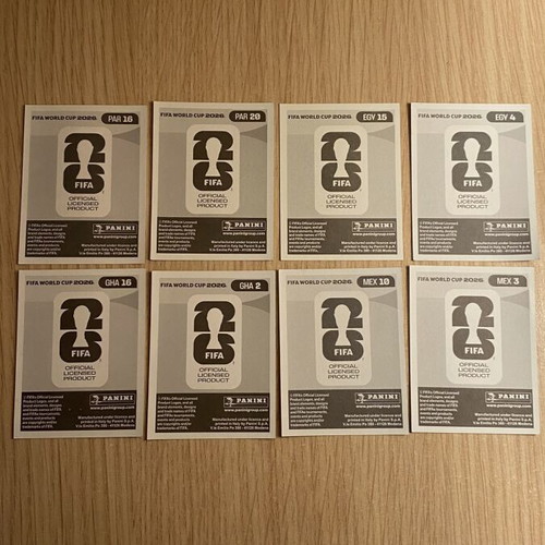 Panini stickers new collection