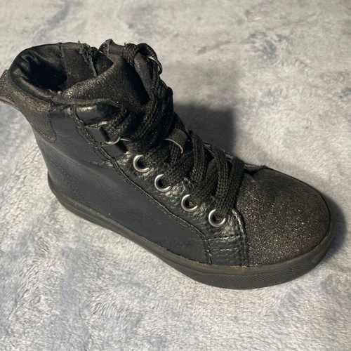Children's leather boots used size 26 black