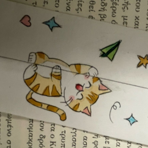 Bookmark hand-painted new