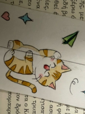 Bookmark hand-painted new