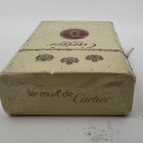 Cartier Santos Kings cigarette pack vintage sealed from 1980s Les Must de Cartier