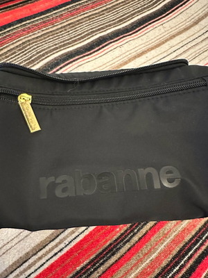 Rabanne black toiletry bag new