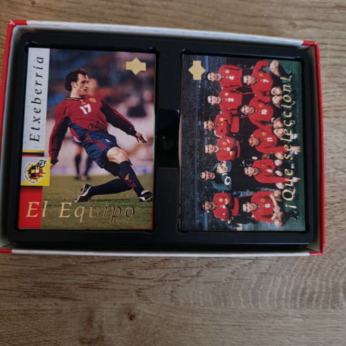 Upper Deck limited edition set used with Selección espanola 1998 cards