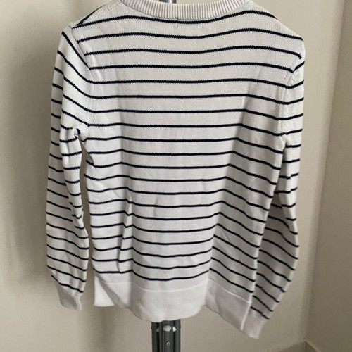 Striped Sailing Sweater Henri Lloyd Small like new, white and navy