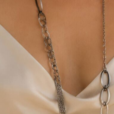 Maxi necklace silver like new