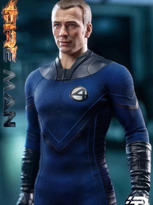Human Torch 1/6 Premier Toys figure like new