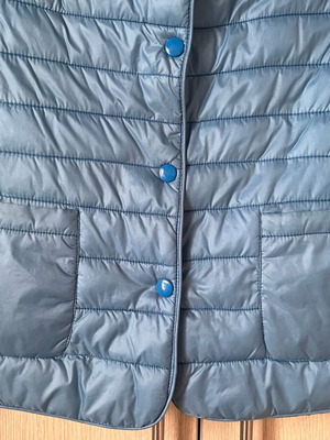 Blue down jacket Medium used