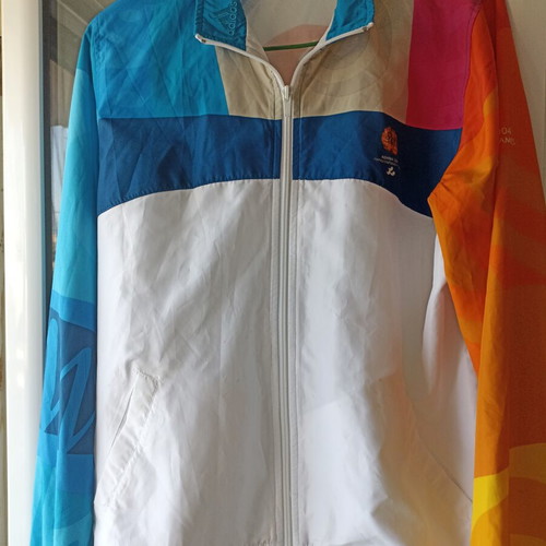 Adidas Collectible Windbreaker Jacket Athens 2004 Paralympic Games medium used