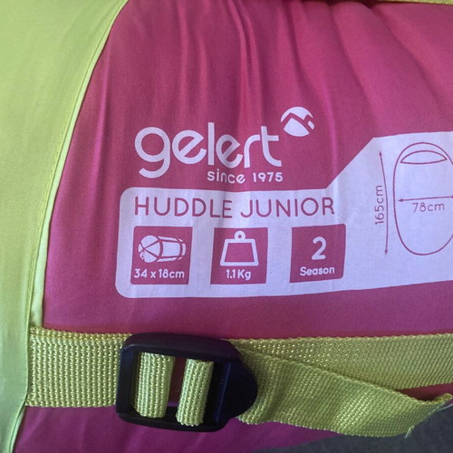 Gelert Huddle Junior Kids Sleeping Bag like new, 2-season
