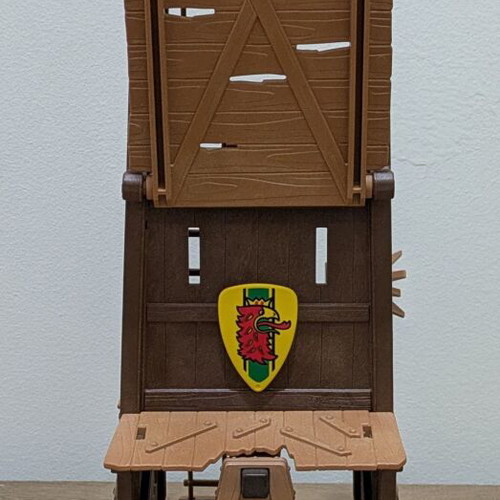 Playmobil Knights 3887 Siege Tower used with box