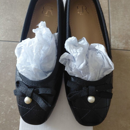 Ballerina shoes size 36, black, like Dior style