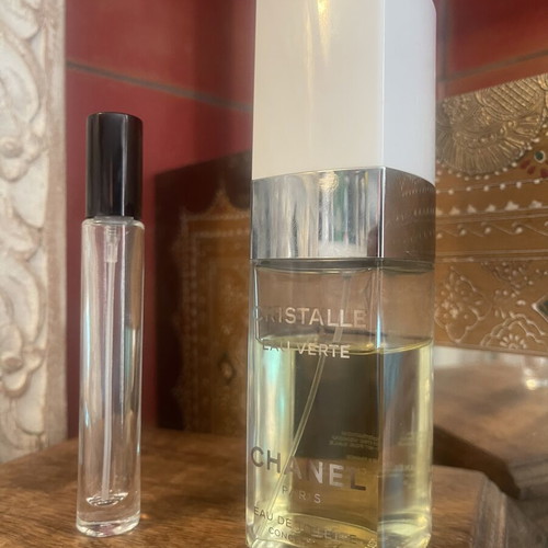 Chanel Cristal Eau Verte 10 ml decant, used tester