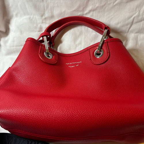 Emporio Armani women's bag red new handbag