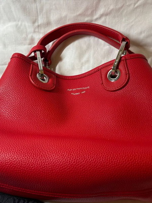 Emporio Armani women's bag red new handbag
