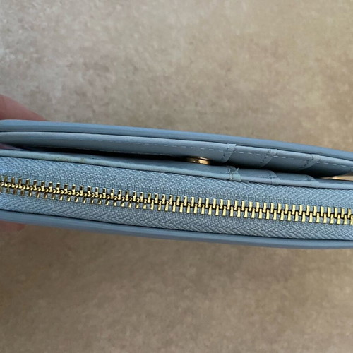 Diana & Co blue synthetic women's wallet like new