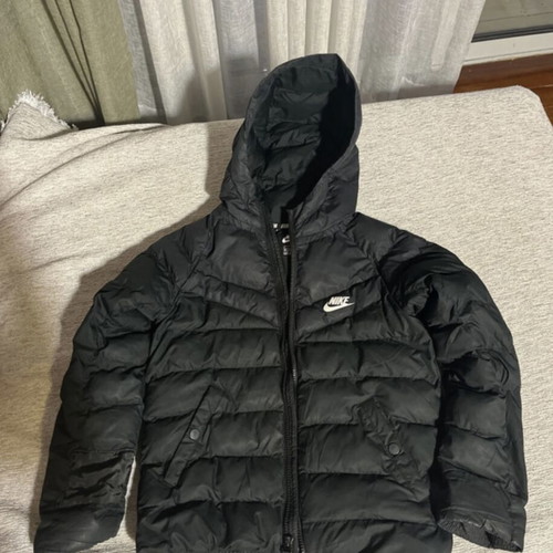 Nike children's down jacket like new, black, size 128-137 cm
