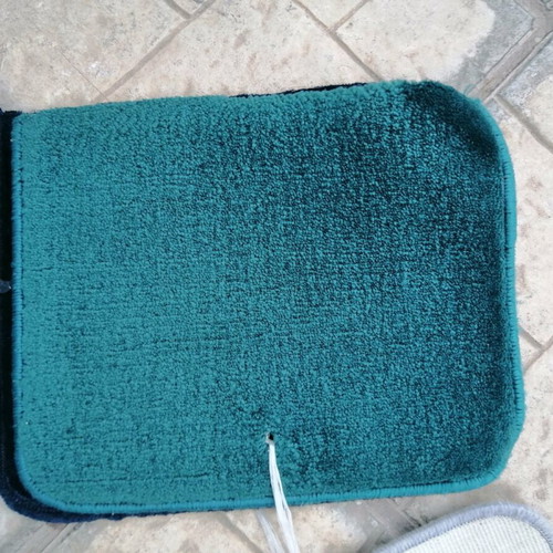 MCN carpet new with thick pile, blue, petrol, gray