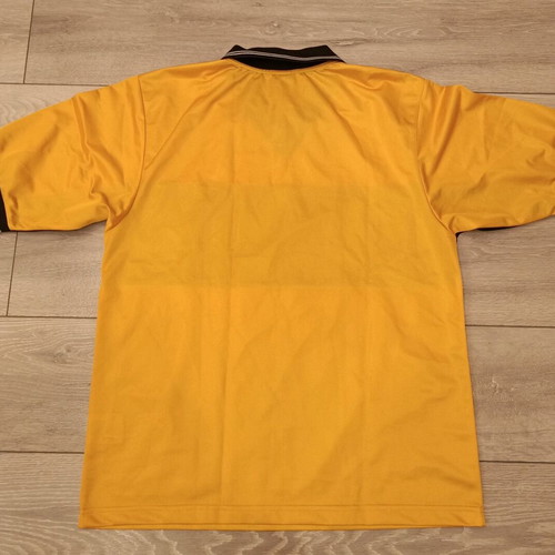 Retro Nike Teamwear shirt used, black and yellow, size M