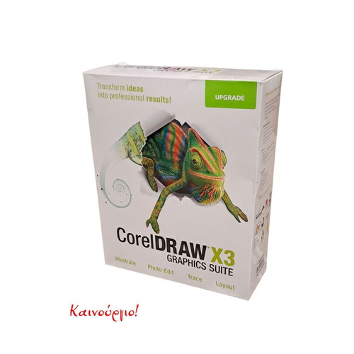 Corel Draw X3 Graphics Suite 4 CD-ROM new, vintage