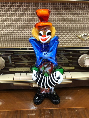 Murano clown used, 1970s, height 30.5 cm