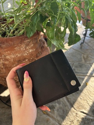 BMW wallet new, genuine leather, black