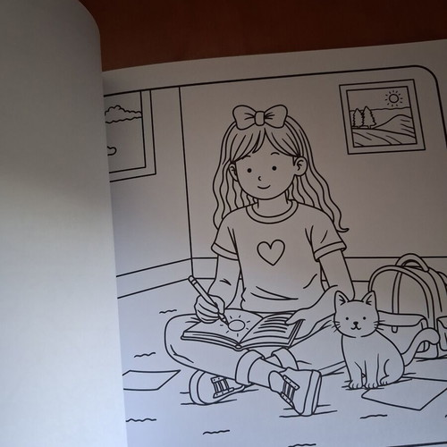 Colouring book with 30 drawings