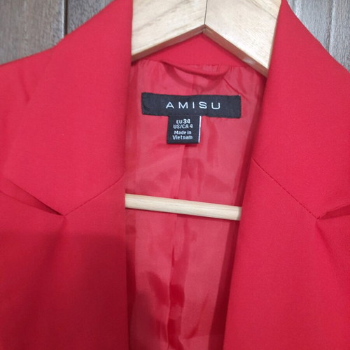 Amisu blazer S like new, red
