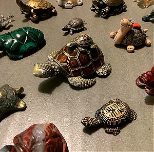 Συλλογή διακοσμητικές χελώνες μινιατούρες 21+1