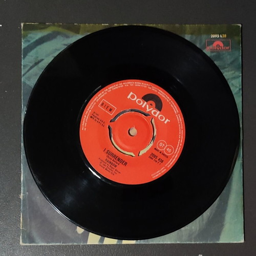Rainbow I Surrender Jealous Lover vinyl record used, metal