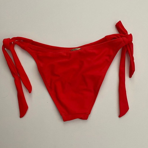 Medium Luna coral slip bikini bottom new, brazilian style, size M