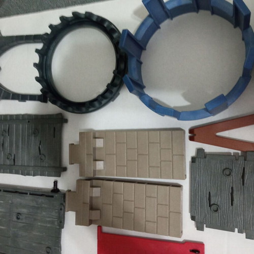 Playmobil castle parts used, all together