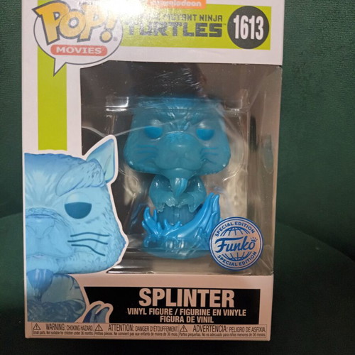 Funko Pop TMNT Splinter 1613 Translucent Special Edition new