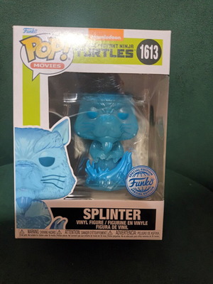 Funko Pop TMNT Splinter 1613 Translucent Special Edition new